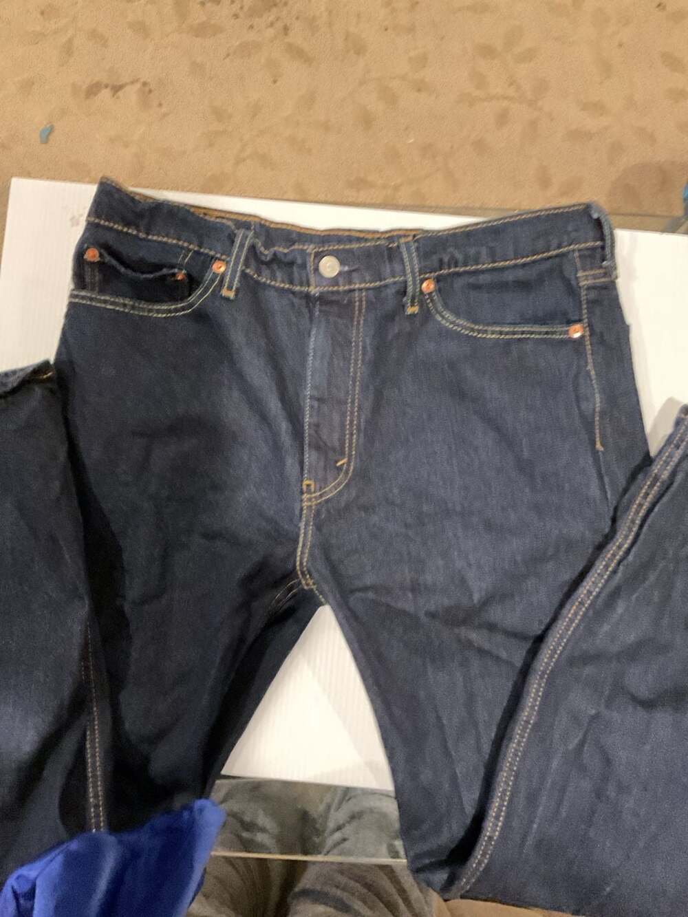 Levi's 513 Slim Straight Dark Wash Jeans Men's 36x30